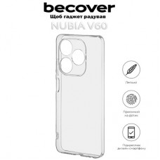 Чохол для мобільного телефона BeCover Nubia V60 Transparancy (712774) - Фото