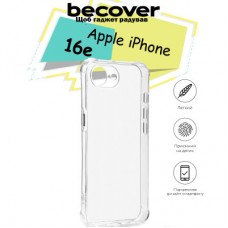 Чохол для мобільного телефона BeCover Anti-Shock Apple iPhone 16e Clear (713236) - Фото