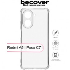 Чохол для мобільного телефона BeCover Anti-Shock Xiaomi Redmi A5 / Poco C71 Clear (713469) - Фото