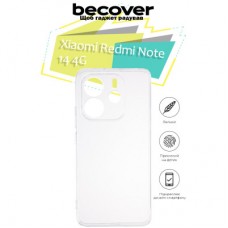 Чохол для мобільного телефона BeCover Xiaomi Redmi Note 14 4G Transparancy (713435) - Фото