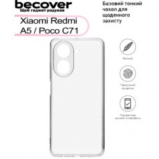 Чохол для мобільного телефона BeCover Xiaomi Redmi A5 / Poco C71 Transparancy (713487) - Фото