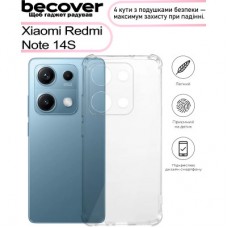 Чехол для мобильного телефона BeCover Anti-Shock Xiaomi Redmi Note 14S Clear (713500) - Фото