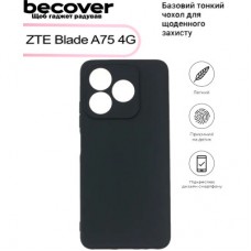 Чохол для мобільного телефона BeCover ZTE Blade A75 4G Black (713488) - Фото