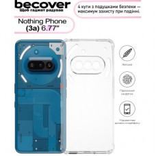 Чохол для мобільного телефона BeCover Anti-Shock Nothing Phone (3a) Clear (713583) - Фото