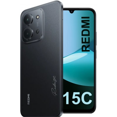 Смартфон Redmi 15C 4/128 Gb Midnight Black NFC (ксиоми 15 с)