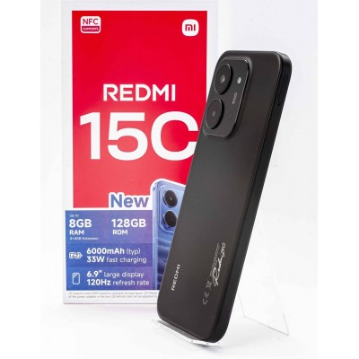 Смартфон Redmi 15C 8/256 Midnight Black NFC (ксиоми 15 с)