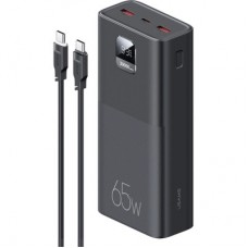 Батарея універсальна Usams PB68 30000mAh PD/3.0/65W, QC/3.0, Black (ATXLOGTC01) - Фото