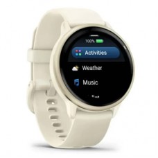 Смарт-годинник Garmin vivoactive 6, Bone/Lunar Gold, GPS смарт-годинник (010-02985-01) Смарт-годинник Garmin vivoactive 6, Bone/Lunar Gold, GPS смарт-годинник (010-02985-01) - Фото