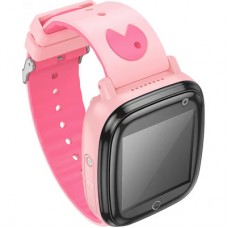 Смарт-часы HOCO Y100 children watch with call function Pink (6942007625647) - Фото