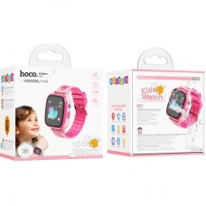 Смарт-часы HOCO Y100 children watch with call function Pink (6942007625647) - Фото