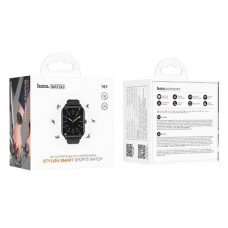 Смарт-годинник HOCO Y27 Smart sports watch (call version) Black (6942007645430) - Фото