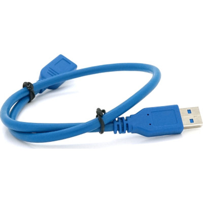 Дата кабель USB 3.0 AM/AF 0.5m blue Voltronic (YT-3.0AM/AF-0.5BL)