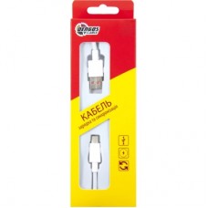 Дата кабель USB 3.0 AM to USB-C 1.0m 4A QC3.0 white Dengos (PLS-TC-4A-WHITE) - Фото