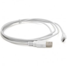 Дата кабель USB 2.0 AM to Micro 5P 1.5m white Voltronic (YT-AM/Mc-1.5Wt/20128) - Фото
