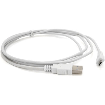 Дата кабель USB 2.0 AM to Micro 5P 1.5m white Voltronic (YT-AM/Mc-1.5Wt/20128)