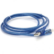 Дата кабель USB 2.0 AM to Micro 5P 1.5m blue Voltronic (YT-AM/Mc-1.5B/05500) - Фото