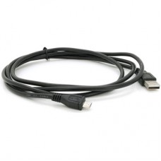 Дата кабель USB 2.0 AM to Micro 5P 1.5m black Voltronic (YT-AM/Mc-1.5Bl/00336) - Фото