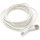 Дата кабель USB 2.0 AM to Micro 5P 2.0m white Voltronic (USB2AMMicW/05104)