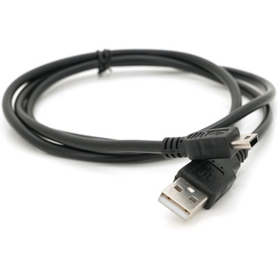 Дата кабель USB 2.0 AM to Mini 5P 0.8 m black Voltronic (YT-C/AM-1MnB/5728)