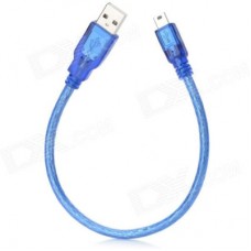 Дата кабель USB 2.0 AM to Mini 5P 0.3m blue Ritar (YT-C/AM-0.3MnBl/10336)