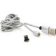 Дата кабель USB 2.0 to Lightning 2.0m 2A magnetic nylon silver Pipo (18169) Дата кабель USB 2.0 to Lightning 2.0m 2A magnetic nylon silver Pipo (18169)