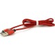 Дата кабель USB 2.0 to Micro 5P 1.0m 2A magnetic nylon red Pipo (18164) Дата кабель USB 2.0 to Micro 5P 1.0m 2A magnetic nylon red Pipo (18164)