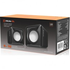 Акустична система REAL-EL S-10 USB Black (EL121100020) - Фото