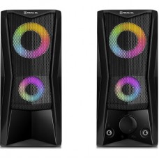 Акустична система REAL-EL S-107 USB Black (EL121100017) - Фото
