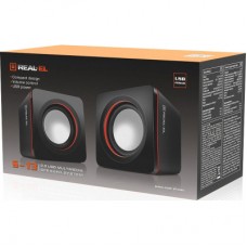 Акустична система REAL-EL S-13 USB Black (EL121100021) - Фото