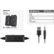 Акустична система REAL-EL S-130 USB Black (EL121100018) - Фото