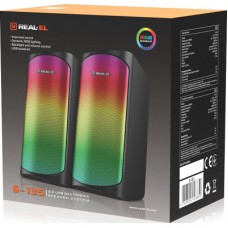 Акустична система REAL-EL S-135 USB Black (EL121100019) - Фото