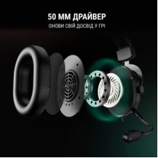 Наушники Fifine H6 RGB 7.1 Black (H6) - Фото