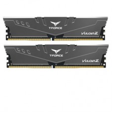 Модуль памяти для компьютера DDR4 16GB (2x8GB) 3200 MHz T-Force Vulcan Z Gray Team (TLZGD416G3200HC16FDC01) - Фото