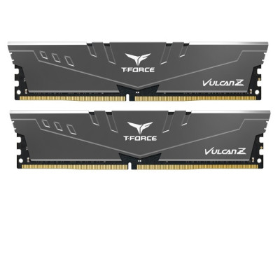 Модуль памяти для компьютера DDR4 16GB (2x8GB) 3200 MHz T-Force Vulcan Z Gray Team (TLZGD416G3200HC16FDC01)