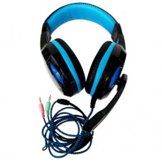 Навушники Havit HV-H763d 3.5 мм Black/Blue (HV-H763d) - Фото