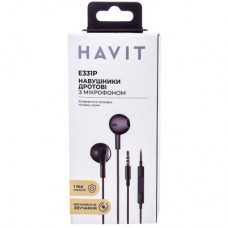 Навушники Havit HV-E331P Black (HV-E331P) - Фото