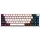 Клавиатура GamePro Asgard Valhalla MK210W Pro 65 RGB Wireless/Bluetooth/USB White (MK210W Pro)
