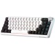 Клавиатура GamePro Asgard Valhalla MK210W Pro 65 RGB Wireless/Bluetooth/USB White (MK210W Pro)