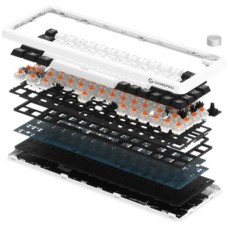 Клавиатура GamePro Asgard Valhalla MK210W Pro 65 RGB Wireless/Bluetooth/USB White (MK210W Pro) - Фото