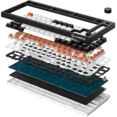Клавиатура GamePro Asgard Valhalla MK160B Pro 75 RGB Wireless/Bluetooth/USB Black (MK160B Pro) - Фото