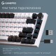Клавиатура GamePro Asgard Valhalla MK160W Pro 75 RGB Wireless/Bluetooth/USB White (MK160W Pro)
