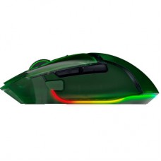 Мышка Razer Basilisk V3 Pro 35K Wireless/Bluetooth/USB Phantom Green (RZ01-05240300-R3G1) - Фото