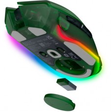 Мышка Razer Basilisk V3 Pro 35K Wireless/Bluetooth/USB Phantom Green (RZ01-05240300-R3G1) - Фото