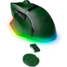 Мышка Razer Basilisk V3 Pro 35K Wireless/Bluetooth/USB Phantom Green (RZ01-05240300-R3G1) - Фото