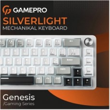 Клавиатура GamePro Genesis Silverlight MK116 USB UA Grey (MK116) - Фото