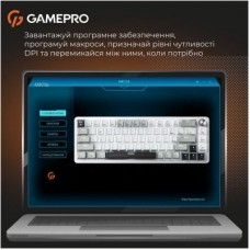 Клавиатура GamePro Genesis Silverlight MK116 USB UA Grey (MK116) - Фото