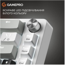 Клавиатура GamePro Genesis Silverlight MK116 USB UA Grey (MK116) - Фото
