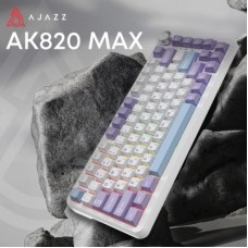 Клавіатура Ajazz AK820 MAX Magnetic Switch RGB USB White (AK820MAX-WM-PWB) Клавіатура Ajazz AK820 MAX Magnetic Switch RGB USB White (AK820MAX-WM-PWB) - Фото