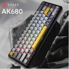 Клавиатура Ajazz AK680 MAX (8+8K) Magnetic Switch RGB Wireless/Bluetooth/USB Black (AK680-M-BGY-A) Клавиатура Ajazz AK680 MAX (8+8K) Magnetic Switch RGB Wireless/Bluetooth/USB Black (AK680-M-BGY-A) - Фото