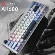 Клавиатура Ajazz AK680 MAX (8+8K) Magnetic Switch RGB Wireless/Bluetooth/USB White (AK680-M-BWD-A) Клавиатура Ajazz AK680 MAX (8+8K) Magnetic Switch RGB Wireless/Bluetooth/USB White (AK680-M-BWD-A) - Фото